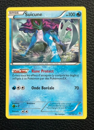 Suicune 20/101, marke: Pokémon, zustand: Sehr gut, 3,00 €, 3,85 € beinhaltet Vinted-Käuferschutz Pro