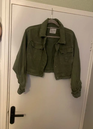 Womens Green Denim Jacket With Pockets, brand: Primark, condition: Very good, size: S / UK 8-10, £5.00, £5.95 includes Buyer Protection