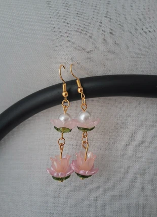 Pink flower aesthetic earrings, marke: COQUETTE, zustand: Neu, mit Etikett, 4,50 €, 5,43 € inklusive Vinted-Käuferschutz