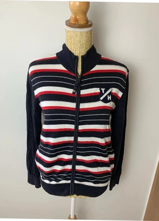 Gilet Tommy Hilfiger Noir Blanc et rouge - Taille S Femme, brand: Tommy Hilfiger, condition: Very good, size: S / 36 / 8, €15.00, €16.45 includes Buyer Protection Pro