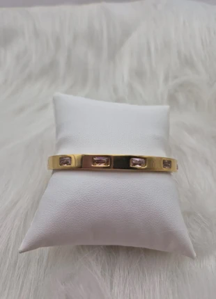 Bracelet Élégant en Acier Inoxydable Plaqué Or 18K - Style Vintage & Boho, merk: Tendance, staat: Nieuw zonder prijskaartje, € 8,00, € 9,10 inclusief Kopersbescherming