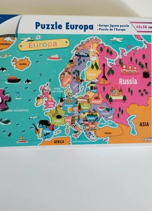 Puzzle Europa, 100 pezzi, mai usato, merk: GLOBO, staat: Heel goed, € 4,00, € 4,90 inclusief Kopersbescherming
