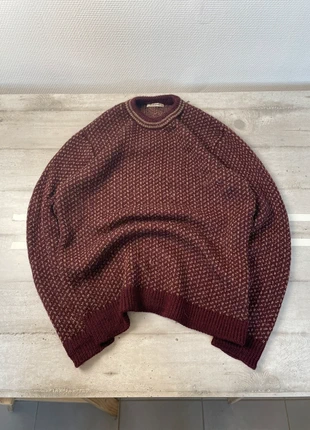 Pull d’hiver homme vintage y2k taille XL couleur rouge bordeaux à points dorés 100% laine, marque: Vintage Dressing, état: Très bon état, taille: XL, 34,99 €, 37,44 € Protection acheteurs (Pro) incluse