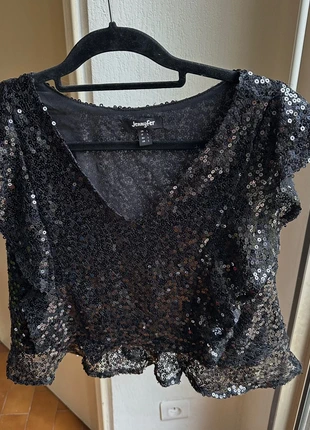 Blouse noir, marque: Jennyfer, état: Très bon état, taille: S / 36 / 8, 5,00 €, 5,95 € Protection acheteurs incluse