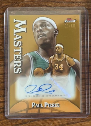 Paul pierce Topps finest gold /50 autographe, marke: Topps, zustand: Sehr gut, 40,00 €, 42,70 € inklusive Vinted-Käuferschutz