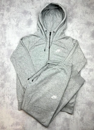 Ensemble survêtement Nike gris taille S pantalon jogging et veste capuche full zip mixte logo brodé, brand: Nike, condition: Very good, size: S, €45.00, €47.95 includes Buyer Protection Pro