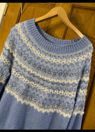 Incredibly soft and beautiful Talbots wool blend Frost Fair Isle jumper . Medium ( oversized), brand: Talbots, condition: Very good, size: M / UK 12-14, £13.50, £14.88 includes Buyer Protection Pro
