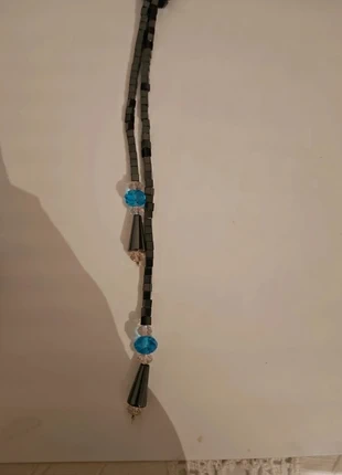 🦞collier gris et bleu🦞, marque: Boutique indépendante, état: Neuf sans étiquette, 5,00 €, 5,95 € Protection acheteurs incluse