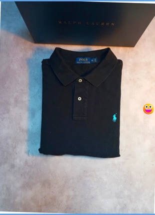 Polo Ralph Lauren noir logo brodé bleu ciel pour homme taille XL, marca: Ralph Lauren, estado: Muy bueno, tamaño: XL, 27,00 €, 29,05 € Protección al comprador Pro incluida