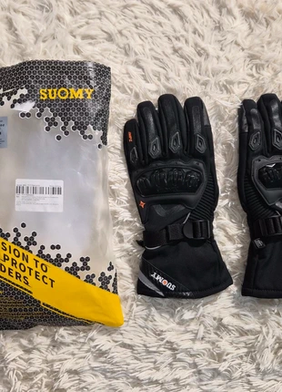 Guantes de moto SUOMY con protecciones, marca: Suomy, estado: Nuevo con etiquetas, tamaño: M, 18,00 €, 19,60 € Protección al comprador incluida