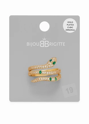 💚 Anello Serpente Oro & Smeraldo Bijou Brigitte 💍, marque: Bijou Brigitte, état: Neuf avec étiquette, taille: 19 mm, 10,00 €, 11,20 € Protection acheteurs incluse