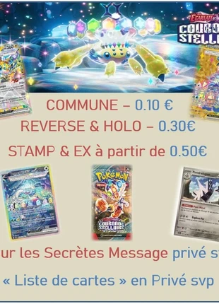 Couronne Stellaire - MasterSet - Listing en MP - Pokémon, marque: Pokémon, état: Très bon état, 1,00 €, 1,75 € Protection acheteurs incluse