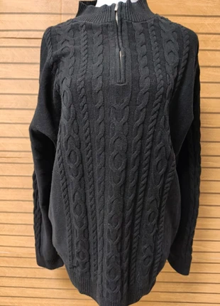 Pull torsadé 1/4 Zip #41 / vintage Y2K – Kim Rogers Curvy – Femme – Noir – Taille 2XL xxl unisexeL, brand: Vintage Dressing, condizioni: Ottime, taglia: XXL / IT 48 / EU 44, €9.00, €10.15 include la Protezione acquisti