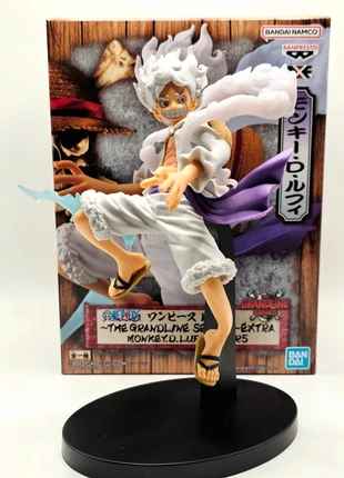 One Piece Monkey D. Luffy Gear 5 Action Figure Banpresto Grandline Anime Toys, brand: Banpresto, condizioni: Nuovo con cartellino, taglia: Prematuri, fino a 44 cm, €40.00, €42.70 include la Protezione acquisti