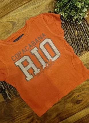 T-shirt Orange 3 ans garçon / 98 cm - In Extenso, merk: In Extenso, staat: Heel goed, maat: 3 jaar / 98 cm, € 2,00, € 2,80 inclusief Kopersbescherming