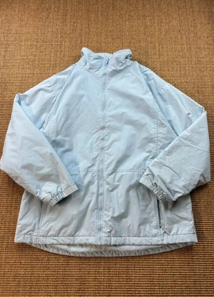 Veste Coupe Vent Columbia Bleu Ciel Col Montant Doublure Polaire Vintage XL femme #0036, merk: Columbia, staat: Goed, maat: XL / 42 / 14, € 23,75, € 25,64 inclusief Kopersbescherming Pro
