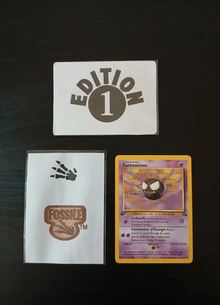 1F33 Fantominus 33/62 Fossile 1 Édition Wizards FR Français, marke: Pokémon, zustand: Gut, 10,00 €, 11,20 € inklusive Vinted-Käuferschutz