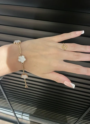 clover armband + ring (van cleef dupe), merk: My Jewellery, staat: Nieuw zonder prijskaartje, € 4,00, € 4,90 inclusief Kopersbescherming