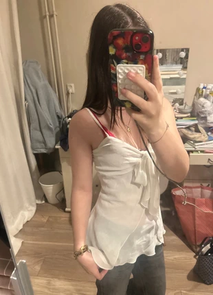 Leuk wit topje, marque: onbekend, état: Neuf sans étiquette, taille: S / 36 / 8, 2,00 €, 2,80 € Protection acheteurs incluse