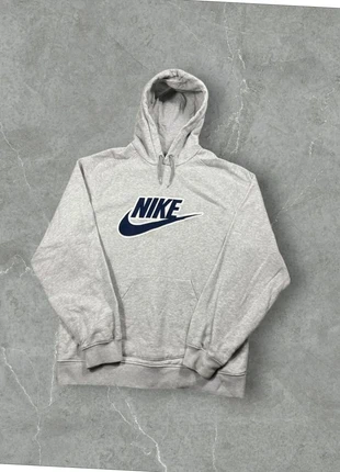 Pull a capuche Nike unis gris logo floqué bleu marine- L homme, marca: Nike, estado: Muito bom, tamanho: L, €25.00, €26.95 inclui Proteção do Comprador Pro