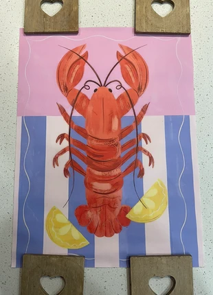Poster – Lobster & Lemon, brand: Art, condition: New with tags, £7.00, £8.05 includes Buyer Protection