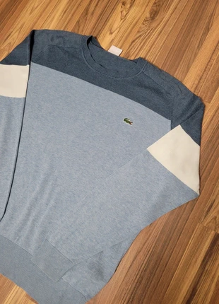 Pull Lacoste LIVE bleu taille 6 (XL) logo brodé – 100% coton, marque: Lacoste, état: Très bon état, taille: XL, 32,00 €, 34,30 € Protection acheteurs incluse