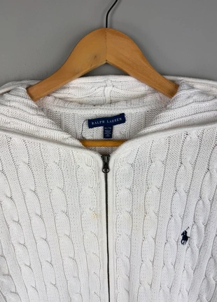 Gilet torsadé Ralph Lauren blanc (XL), marke: Ralph Lauren, zustand: Sehr gut, größe: XL / 42 / 14, 34,90 €, 37,35 € beinhaltet Vinted-Käuferschutz Pro