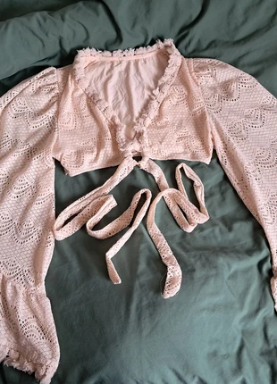 Crop top hippie manches évasées, marque: Fairy, état: Très bon état, taille: S / 36 / 8, 6,50 €, 7,53 € Protection acheteurs incluse