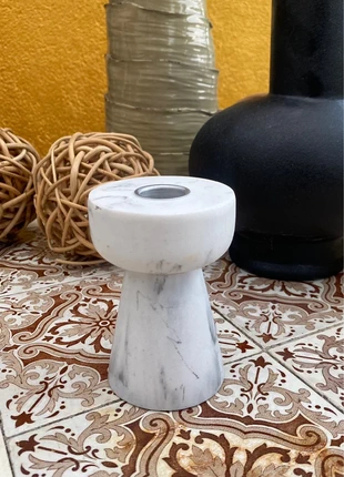 Bougeoir en marbre, marque: Jysk, état: Neuf avec étiquette, 2,00 €, 2,80 € Protection acheteurs incluse