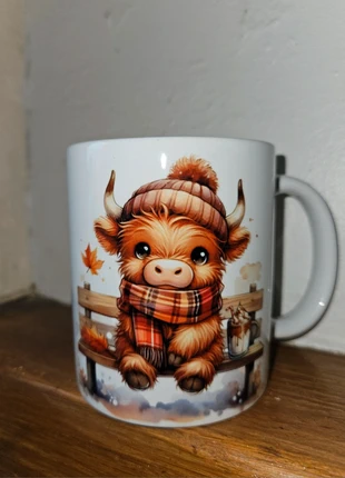 Idée cadeau _ tasse mug vache highland automne, brand: les créas de Samounette, condizioni: Ottime, €10.00, €11.20 include la Protezione acquisti Pro