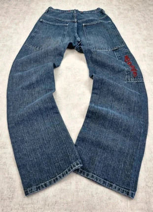 Jean Broderie Japonaise Large Coupe Droite, brand: Vintage Dressing, condizioni: Ottime, taglia: XS, €39.90, €42.60 include la Protezione acquisti Pro