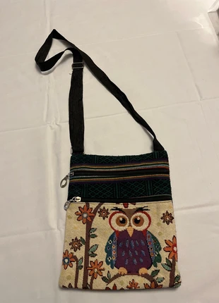 Petite pochette style tapisserie chouette /hibou, marque: sans marque, état: Bon état, 3,00 €, 3,85 € Protection acheteurs incluse