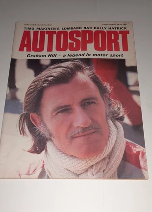 Autosport magazine Graham Hill tribute 1975 (English language), estado: Bom, €5.00, €5.95 inclui Proteção do Comprador