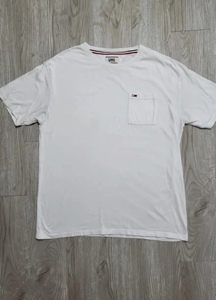 T-shirt Blanc Homme Tommy Hilfiger Logo Brodé Taille XL Très Bon Etat, brand: Tommy Hilfiger, condizioni: Ottime, taglia: XL, €14.90, €16.35 include la Protezione acquisti