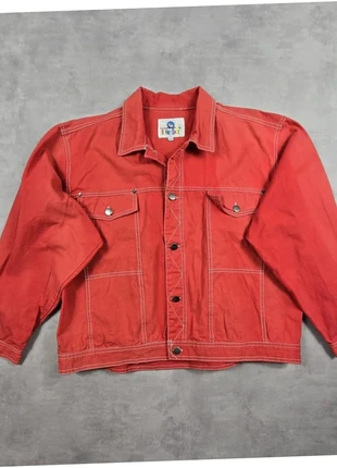 Veste en jean Henry Dane originale, Rouge, taille M 176, très bon état., marque: Henry Dane, état: Très bon état, taille: M, 17,00 €, 18,55 € Protection acheteurs (Pro) incluse