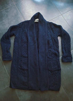 Cardigan aran con tasche 100%lana merino, marca: Aran Crafts, estado: Muito bom, tamanho: S / 36 / 8, €85.00, €89.95 inclui Proteção do Comprador