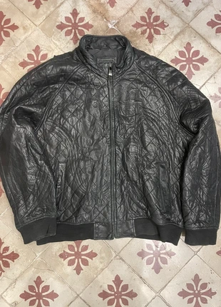 Bomber cuir Ecko brodé doberman zippé - XL, marca: ECKO UNLTD., estado: Bueno, tamaño: XL, 125,00 €, 131,95 € Protección al comprador Pro incluida