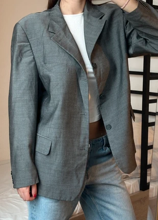 Veste oversize gris, marque: Vintage Dressing, état: Très bon état, taille: M / 38 / 10, 10,00 €, 11,20 € Protection acheteurs incluse