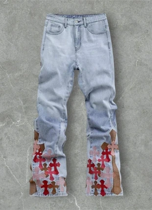 Jean Baggy/Large/Oversize Motif Homme Vintage Streetwear y2k - Taille 36, marca: Vintage, estado: Muito bom, tamanho: M, €75.00, €79.45 inclui Proteção do Comprador