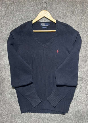 Dark Navy Ralph Lauren V-Neck Knit Jumper – Size Large – Excellent Condition, brand: Ralph Lauren, condition: New without tags, size: L / 40 / 12, €28.99, €31.14 includes Buyer Protection