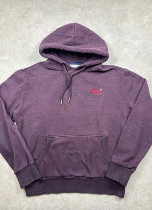 Sweat hoodie Superdry - Taille L - Violet chiné, marke: Superdry, zustand: Sehr gut, größe: L, 15,00 €, 16,45 € inklusive Vinted-Käuferschutz