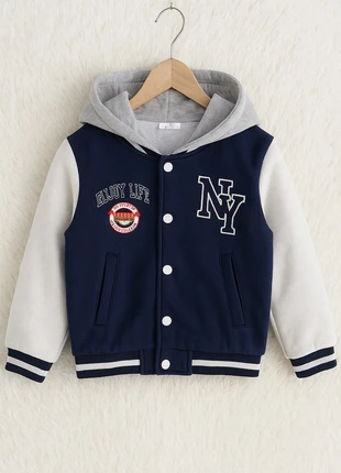 🌹 Veste teddy garçon 18-24 mois SHEIN– bleu marine & gris 🌹, brand: Shein, condition: Very good, size: 18-24 months / 86 cm, €3.00, €3.85 includes Buyer Protection