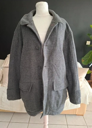 Manteau Oversize Gris Dynam Outdoor 65 % laine, marque: Dynam, état: Neuf sans étiquette, taille: L, 39,00 €, 41,65 € Protection acheteurs incluse