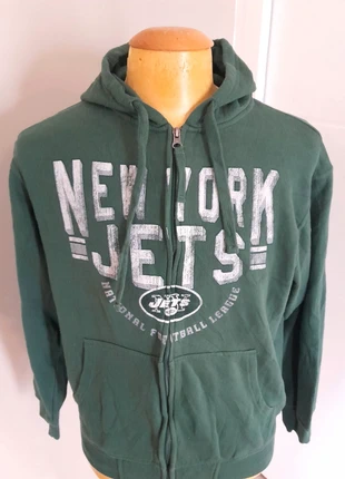 Veste à capuche zippée verte New York Jets NFL / Taille M / Très bon état, marca: NFL, estado: Muito bom, tamanho: M, €8.00, €9.10 inclui Proteção do Comprador