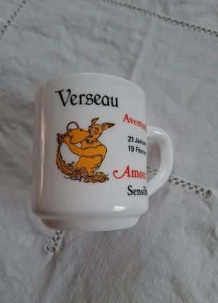 Mug arcopal verseau, brand: Arcopal, condition: Very good, €3.00, €3.85 includes Buyer Protection Pro