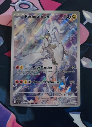 Reshiram de N 167/159 Fr, marque: Pokémon, état: Très bon état, 25,00 €, 26,95 € Protection acheteurs incluse