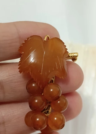 Broche pondentif vintage en ambre,, brand: Vintage, condizioni: Buone, €48.00, €51.10 include la Protezione acquisti