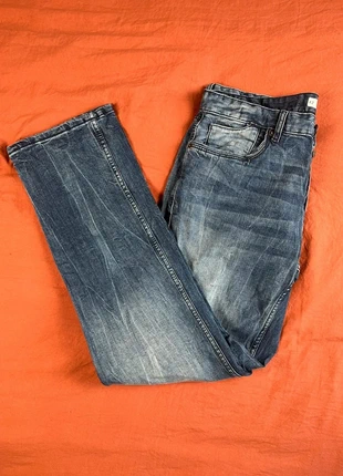 Pantalon jeans Bleu Regular Kiabi taille 42, marke: Kiabi, zustand: Sehr gut, größe: W32 | DE 48, 5,00 €, 5,95 € inklusive Vinted-Käuferschutz
