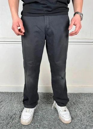 Pantalon Carpenter Chino Noir Dickies pour Hommes W32 L30 vintage workwear streewear baggy AA1406, marca: Dickies, estado: Muito bom, tamanho: PT 42 | W32, €10.00, €11.20 inclui Proteção do Comprador Pro