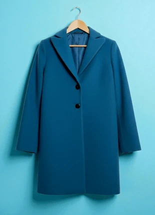 Regina – Premium & Elegant Blue 80% Wool with Single-Breasted Coat – S 💎, marque: Vintage Dressing, état: Très bon état, taille: S / 36 / 8, 39,90 €, 42,60 € Protection acheteurs incluse